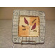 222 FIFTH "IBIZA" FLOWER PATTERN SQUARE LUNCH PLATE