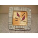 222 FIFTH "IBIZA" FLOWER PATTERN SQUARE LUNCH PLATE