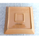 A SQUARE SERVING BOWL in "VERANO TILE" BANANA TREE PATTERN