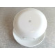 CORELLE 3 PC. DINNER PLATE SET in the SOLID WHITE "WINTER FROST" PATTERN