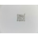 CORELLE 3 PC. DINNER PLATE SET in the SOLID WHITE "WINTER FROST" PATTERN