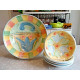 BELLA CERAMICA "CORSICA" 5 PC. HAND PAINTED SALAD/SERVING BOWL SET UNDER  $10