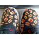 NEW WOMEN'S SIZE 6 "CUTE to the CORE" BLACK PRIME HAMBURGER CANVAS TENNIS SHOES