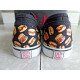NEW WOMEN'S SIZE 6 "CUTE to the CORE" BLACK PRIME HAMBURGER CANVAS TENNIS SHOES