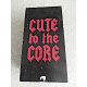 NEW WOMEN'S SIZE 6 "CUTE to the CORE" BLACK PRIME HAMBURGER CANVAS TENNIS SHOES