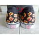 NEW WOMEN'S SIZE 6 "CUTE to the CORE" BLACK PRIME HAMBURGER CANVAS TENNIS SHOES