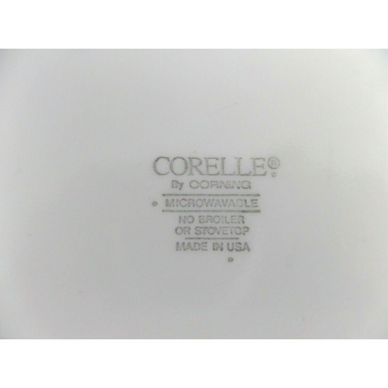 CORELLE 2 PC. 10 1/4" DINNER PLATE SET in the "ISLAND BREEZE" FLORAL PATTERN