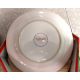 NOS SAKURA VINTAGE 4 PC. CHRISTMAS MORNING COMPLETE 8 1/4" SALAD/LUNCH PLATE SET