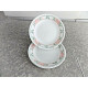 CORELLE 4 PC. BREAD/DESSERT PLATE SET in the "ISLAND BREEZE" FLORAL PATTERN