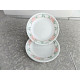 CORELLE 4 PC. BREAD/DESSERT PLATE SET in the "ISLAND BREEZE" FLORAL PATTERN