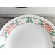 CORELLE 4 PC. BREAD/DESSERT PLATE SET in the "ISLAND BREEZE" FLORAL PATTERN
