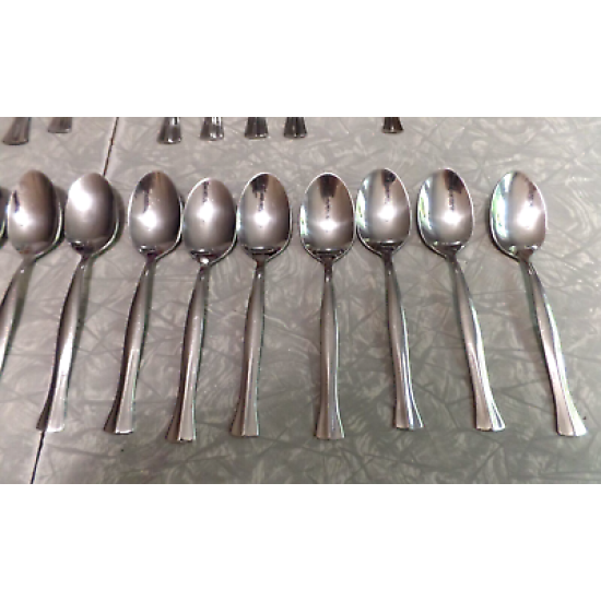 ONEIDA  "PRESCOTT"  PATTERN 38 PC. STAINLESS STEEL FLATWARE SET