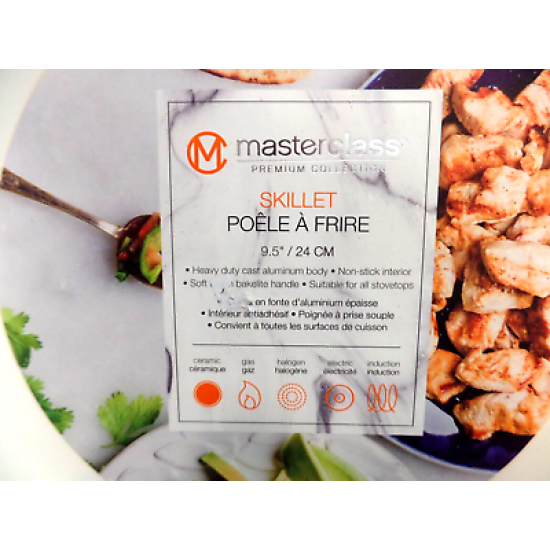MASTERCLASS PREMIUM COOKWARE COLLECTION 9.5" ALL COOK SURFACES SKILLET/FRY PAN