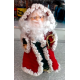BEAUTIFULLY DONE HAND CROCHETED 14" TALL SANTA CLAUS FIGURE