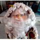 BEAUTIFULLY DONE HAND CROCHETED 14" TALL SANTA CLAUS FIGURE
