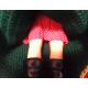 BEAUTIFULLY DONE HAND CROCHETED 14" TALL SANTA CLAUS FIGURE