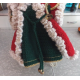 BEAUTIFULLY DONE HAND CROCHETED 14" TALL SANTA CLAUS FIGURE