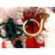 BEAUTIFULLY DONE HAND CROCHETED 14" TALL SANTA CLAUS FIGURE