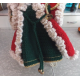 BEAUTIFULLY DONE HAND CROCHETED 14" TALL SANTA CLAUS FIGURE
