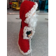 BEAUTIFULLY DONE HAND CROCHETED 14" TALL SANTA CLAUS FIGURE