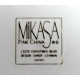 NEW MINT MIKASA 4 PC. SALAD/BREAD PLATE SET in the "CHRISTMAS BEAR" PATTERN