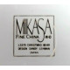 NEW MINT MIKASA 4 PC. SALAD/BREAD PLATE SET in the "CHRISTMAS BEAR" PATTERN