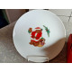 NEW MINT MIKASA 4 PC. SALAD/BREAD PLATE SET in the "CHRISTMAS BEAR" PATTERN