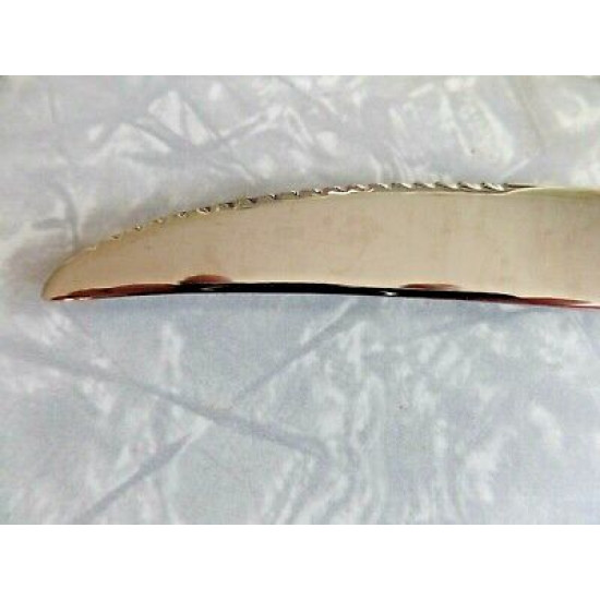 RSVP  TM  12 PC "BEADED"  PATTERN 18/10 STAINLESS STEEL STEAK KNIFE SET