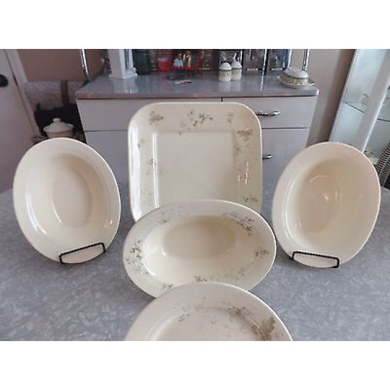 RARE (11)PC. DINNER SERVING SET in the "CLAIR & CLAIR FLORAL" by THOMAS O'BRIEN