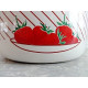MIKASA ULTRA CERAM BAKE&SERVE UP012 "STRAWBERRIES" 2 Qt. CASSEROLE DISH W/LID