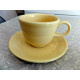 FIESTAWARE MULTI COLORED 8 PC. FIESTA CUP AND SAUCER SETS.
